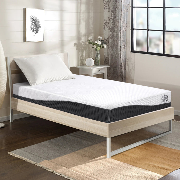 Giselle Bedding Memory Foam Mattress Bed Cool Gel Non Spring 21cm Single