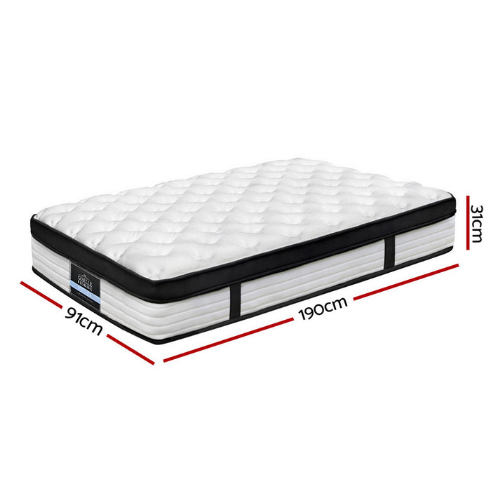 Giselle Bedding 31cm Mattress Euro Top Single