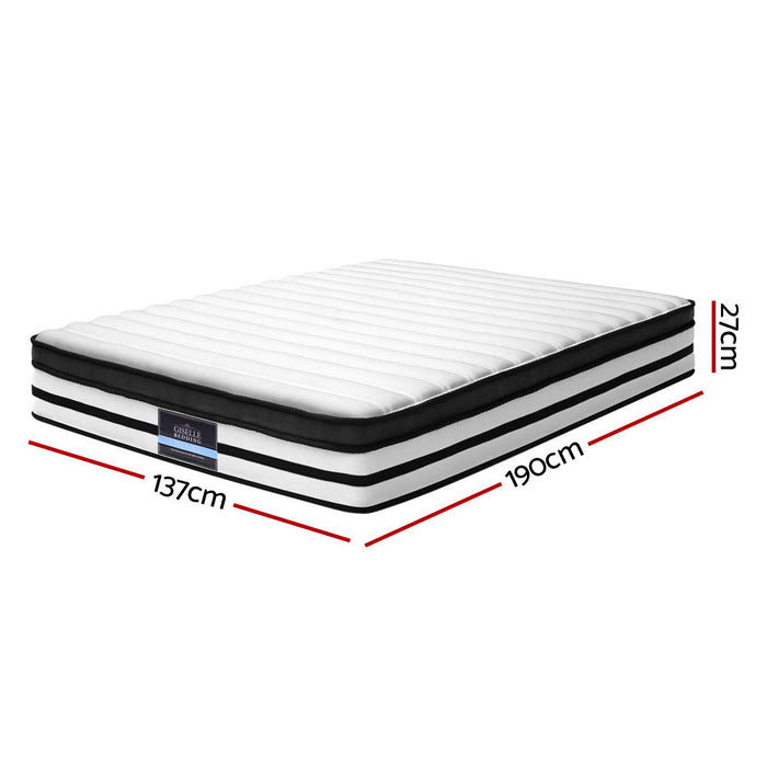 Giselle Bedding 27cm Mattress Euro Top Double