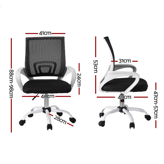 Artiss Office Chair Mesh Computer Gaming Desk Chairs Work Study Mid Back