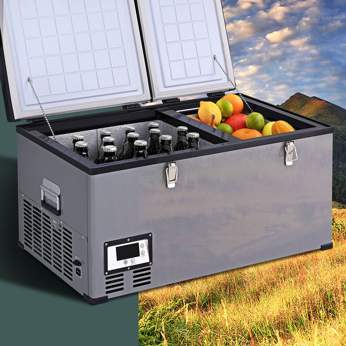 Glacio Camping Fridge 80L Portable Bar Fridges Freezer 12V/24V/240V