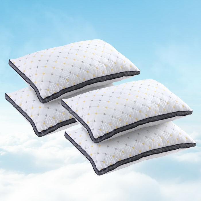 Giselle 4pcs Pillows Microfibre