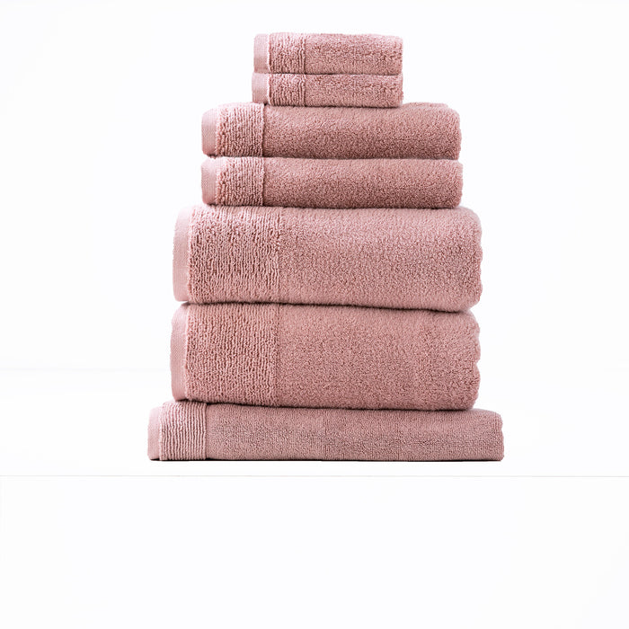 Aireys 650 GSM Zero Twist 7 Piece Cherwood Bath Towel by Renee Taylor