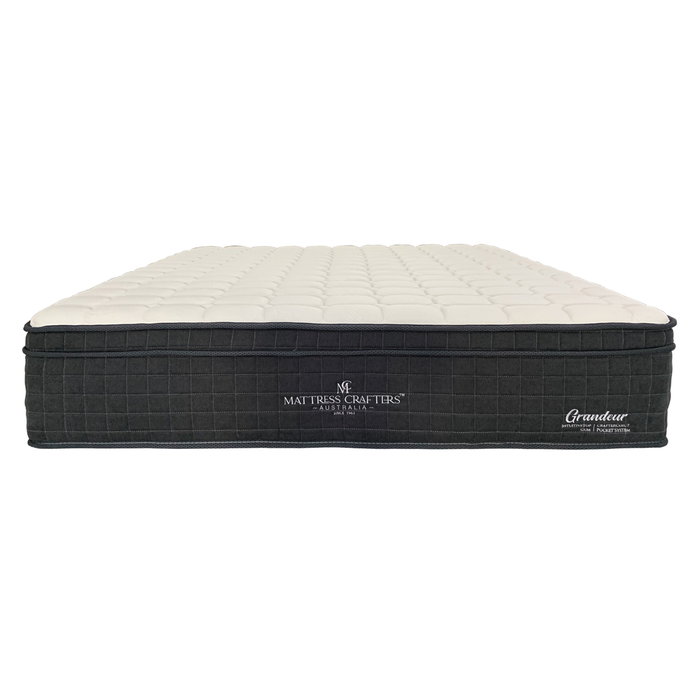 Grandeur King Single Mattress Latex Foam 7 Zone Pocket Spring