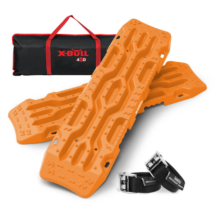 X-BULL 4X4 Recovery tracks Boards Sand tracks Snow Mud 2PCS 12T 4WD Car Truck New