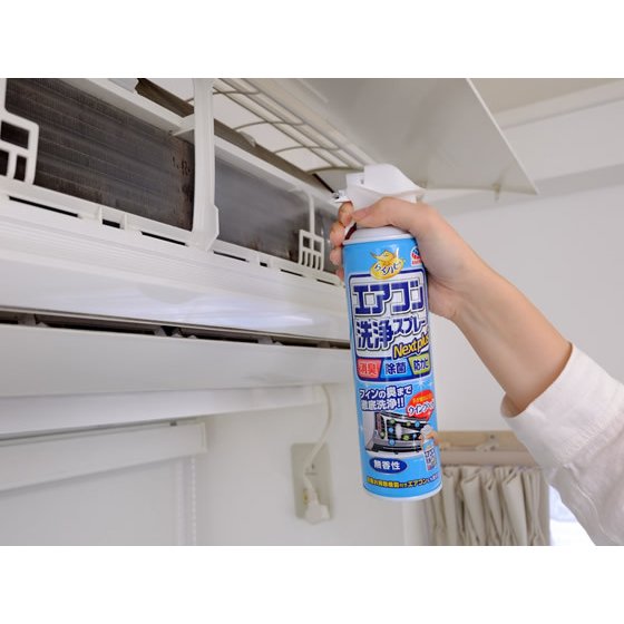 [6-PACK] Earth Japan Air Conditioner Cleaning Spray 420mL Unscented