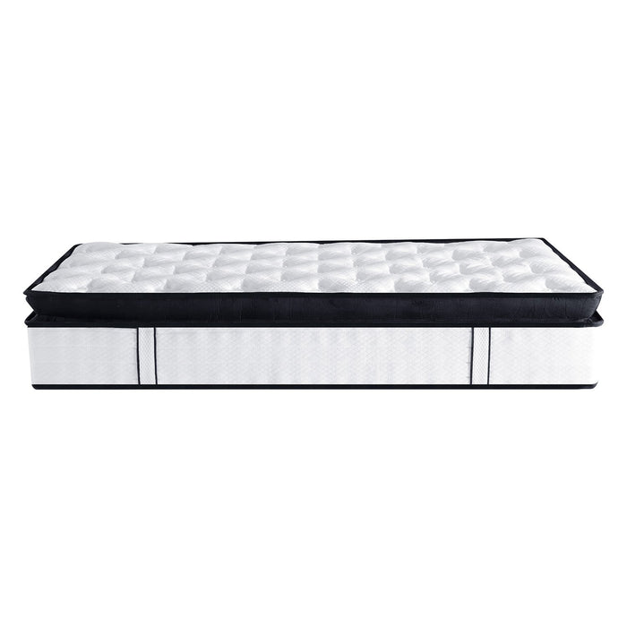 Laura Hill King Single Mattress Bed Size Euro Top 5 Zone Spring Foam 32cm