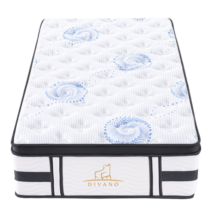 Majestic Rest Single Size 7 Zones Luxury Premium Firm Pocket Spring 34cm Mattress