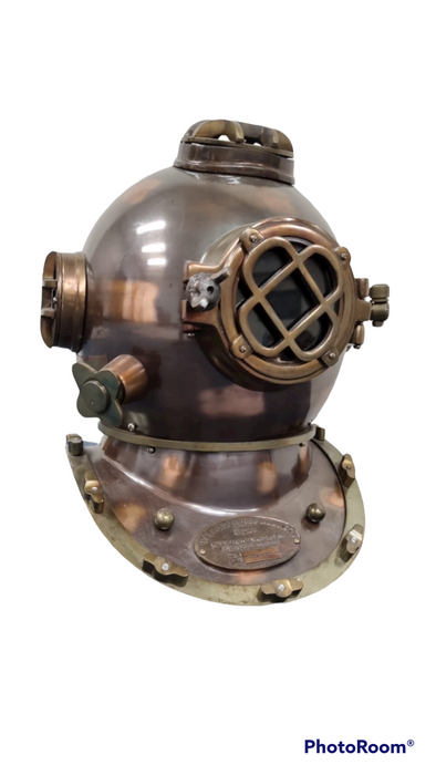 US Navy Mark V Diving Helmet – Dark Antique Finish