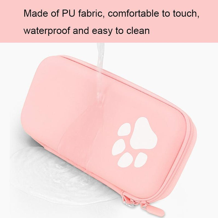 Switch Console Storage Bag With Cat Paw Design