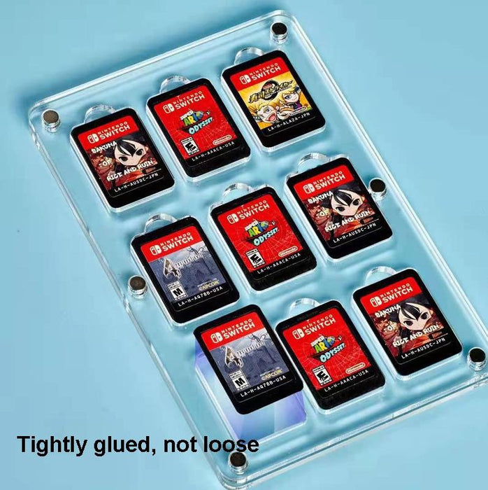 Switch Magnetic Crystal Card Storage Box - 14 Grid