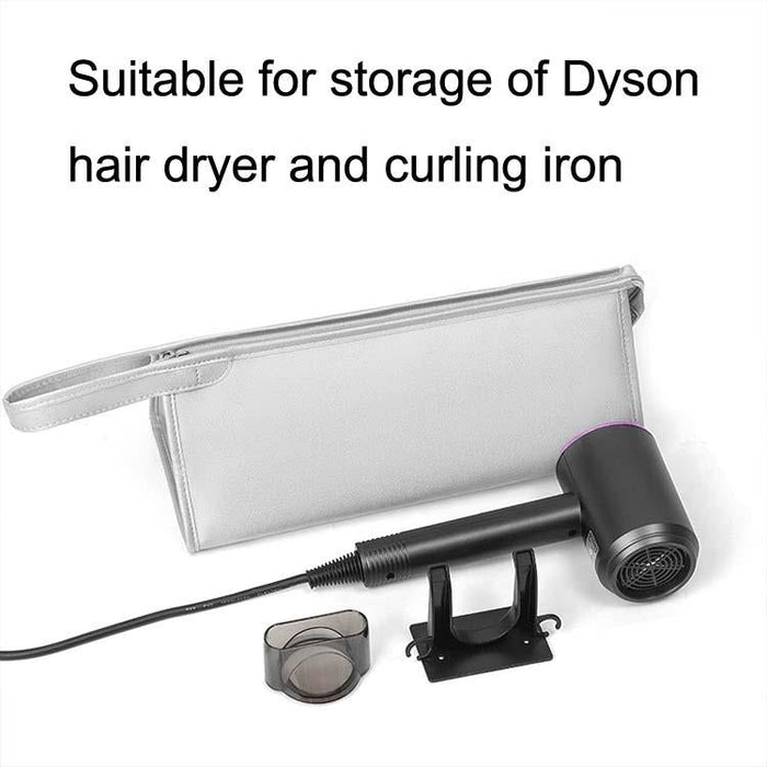 Emerald Green Hair Dryer Storage Package With Protective Cover And Hair Roll