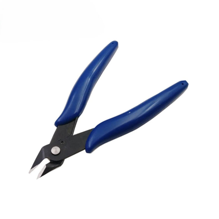 170-Blue Flush Cutter Mini Diagonal Cutting Pliers Side Cutter Nippers Wire Cutter