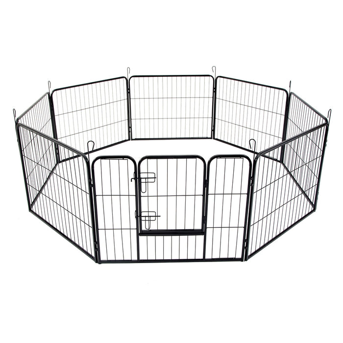 40" Best 8 Panel Pet Playpen Dog Cage Puppy Exercise Crate Enclosure Rabbit Fence