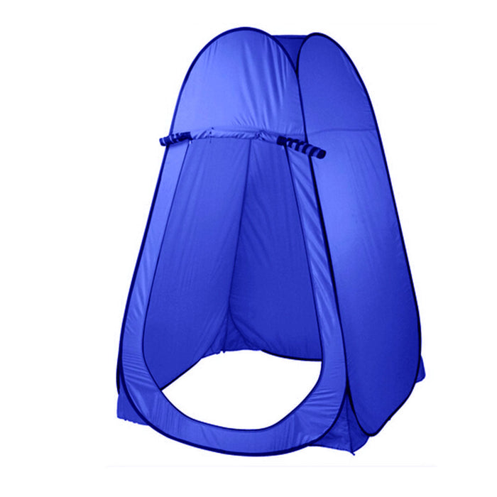 Pop Up Camping Shower Toilet Tent Outdoor Privacy Portable Change Room Shelter - blue