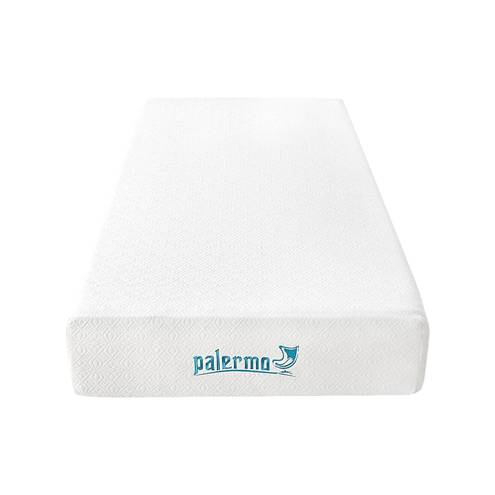 Palermo Single 25cm Gel Memory Foam Mattress - Dual-Layered - CertiPUR-US Certified