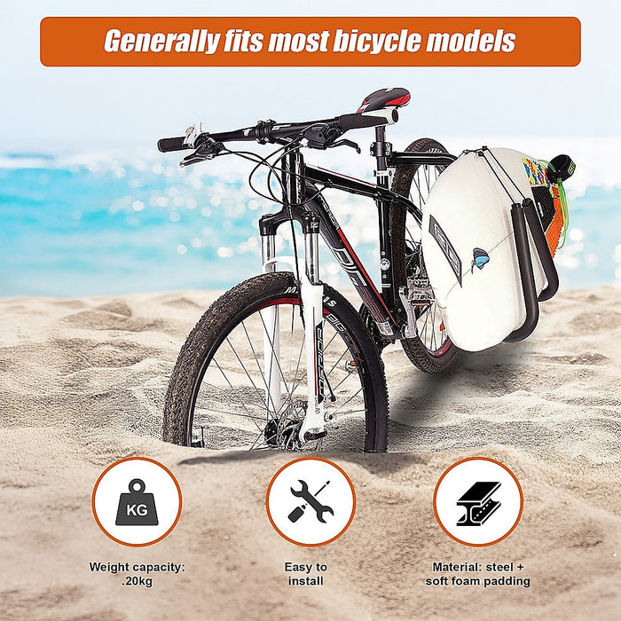 Adjustable Surfboard Skimboard Bicycle Bike Rack Carrier