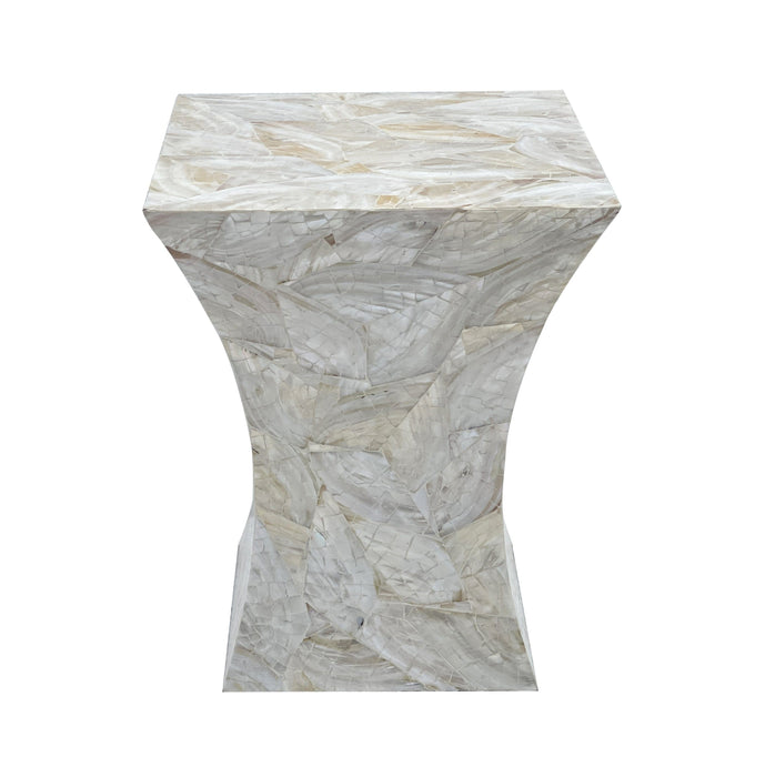 GLEESON MOTHER OF PEARL HAND MADE SIDE TABLE