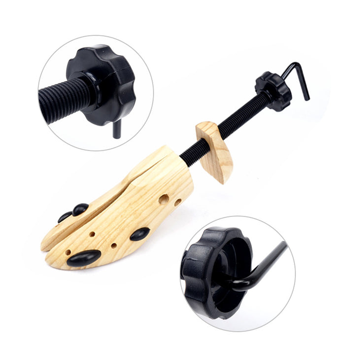 1 PCS Adjustable Wooden Shoe Stretcher for Men & Women, Size Medium (EUR 39-41)