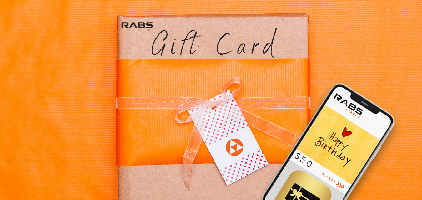 Surprise family or friends with a RABSdirect.com.au gift card. 