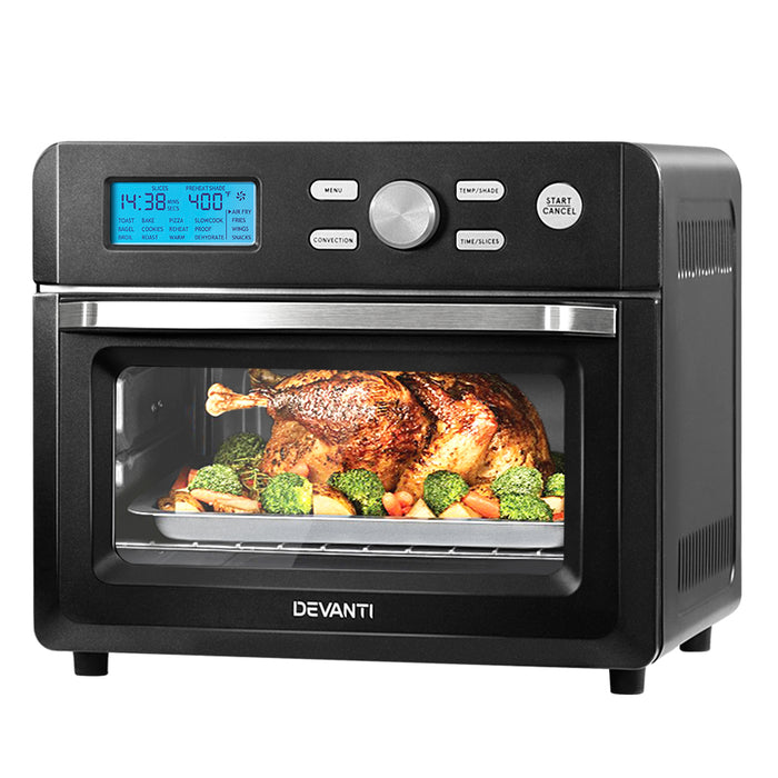 Devnati 20L Air Fryer Convection Oven LCD Fryers Kitchen Cooker Accessories