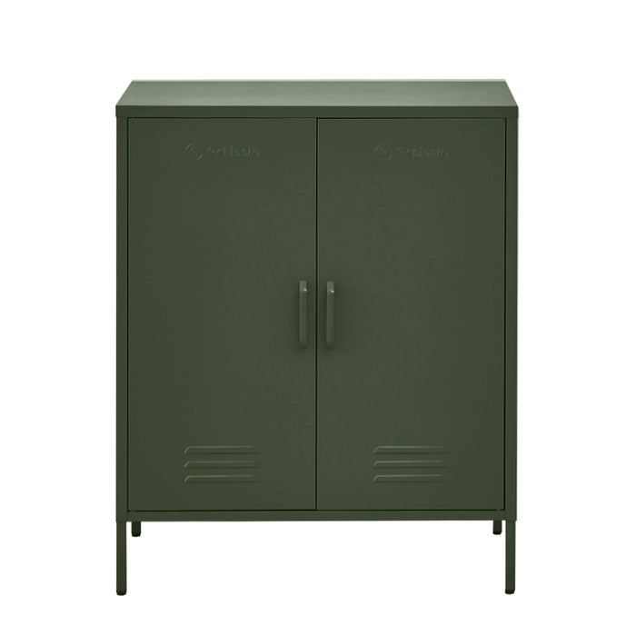 ArtissIn Buffet Sideboard Locker Metal Storage Cabinet - SWEETHEART Green