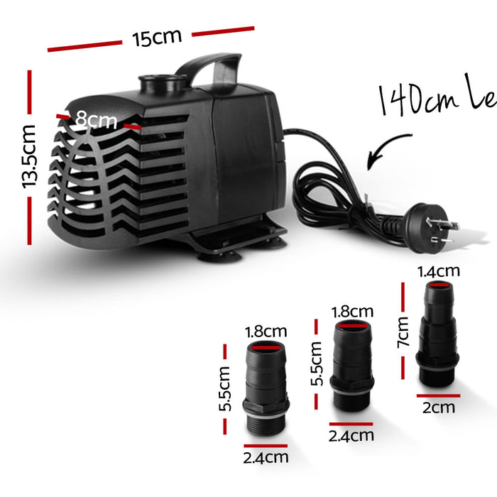 Giantz 3000L/H Submersible Aqua Aquarium Water Pump