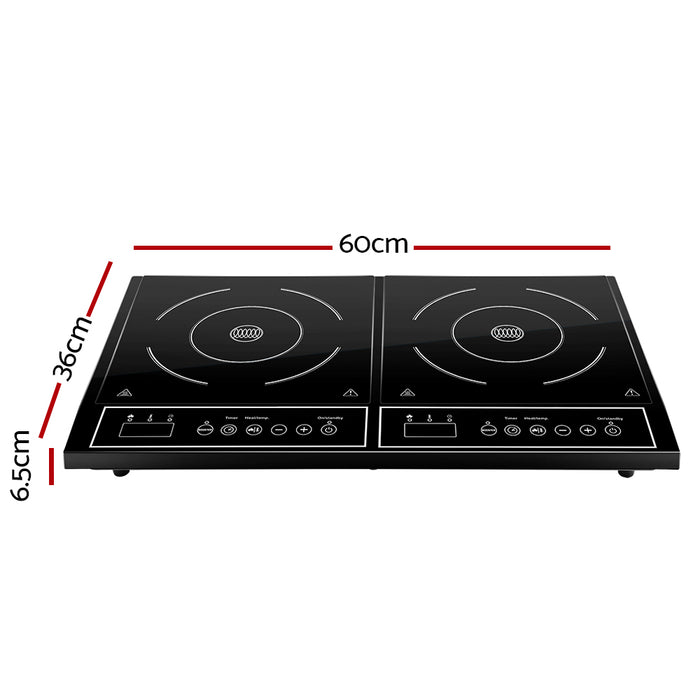 Devanti Portable Induction Cooktop 60cm Ceramic Glass