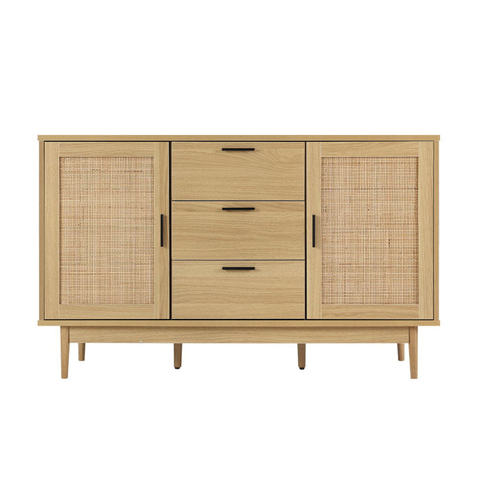 Artiss Buffet Sideboard Rattan Furniture Cabinet Storage Hallway Table Kitchen