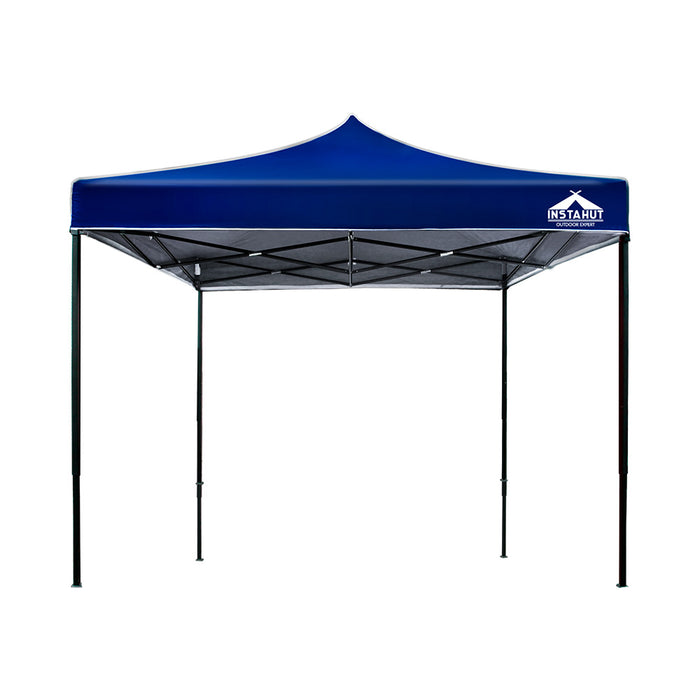 Instahut Gazebo Pop Up Marquee 3x3 Outdoor Tent Folding Wedding Gazebos Blue