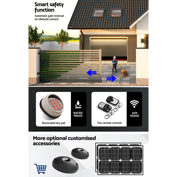 Automatic Sliding Gate Opener & Hardware Kit