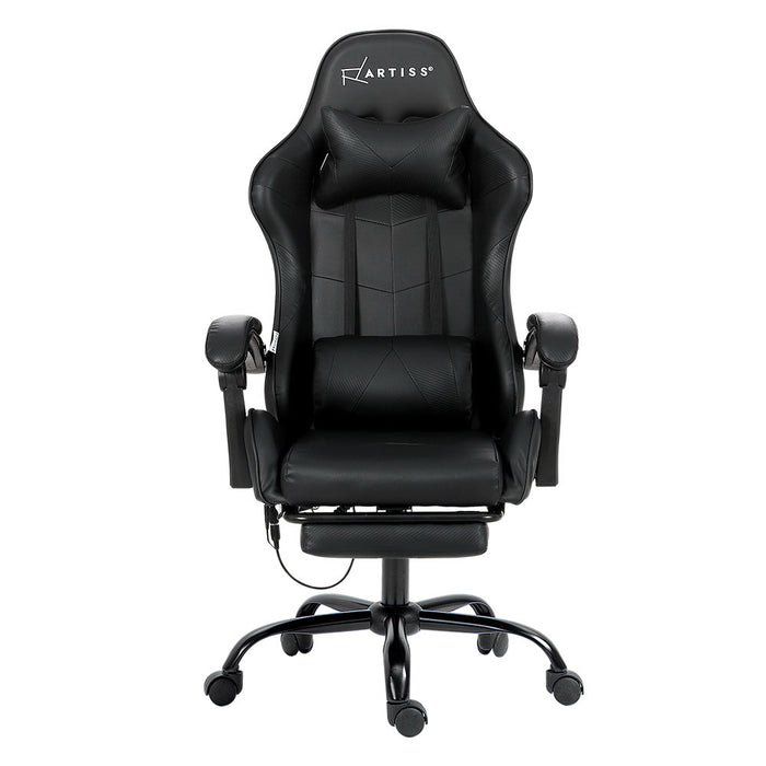 Artiss Gaming Office Chair Racing Massage Computer Seat Footrest Leather