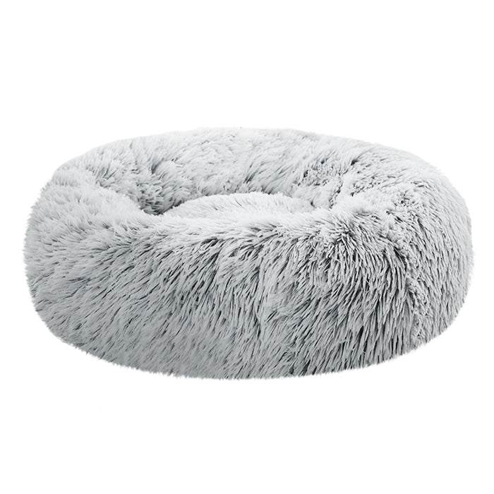 i.Pet Pet bed Dog Cat Calming Pet bed Small 60cm Charcoal Sleeping Comfy Cave Washable