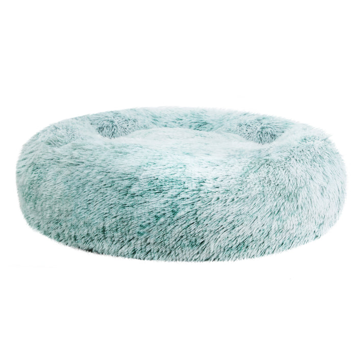 i.Pet Pet bed Dog Cat Calming Pet bed Medium 75cm Teal Sleeping Comfy Cave Washable