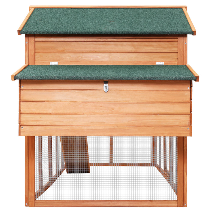 i.Pet Chicken Coop Coops Wooden Rabbit Hutch Hen Chook House Ferret Large Run XL