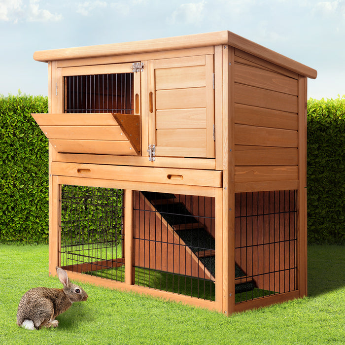 i.Pet 86cm Tall Wooden Pet Coop