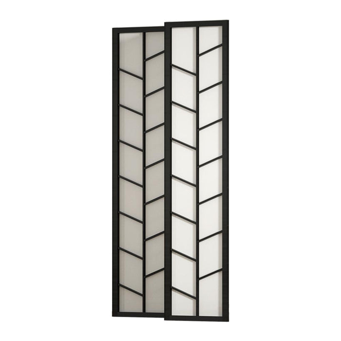 Artiss Room Divider Screen Privacy Wood Dividers Stand 4 Panel Archer Black