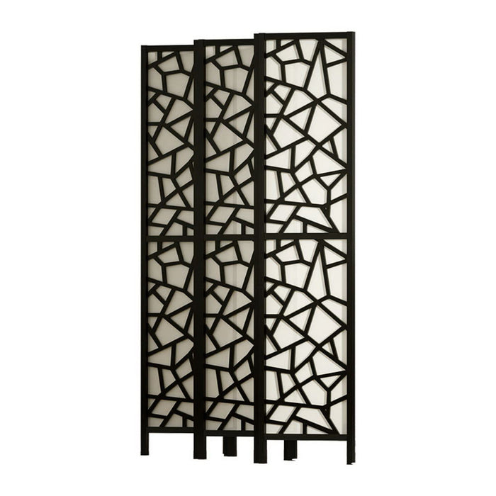 Artiss Clover Room Divider Screen Privacy Wood Dividers Stand 6 Panel Black