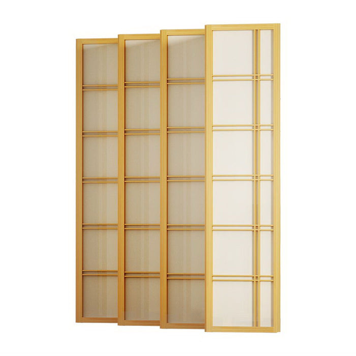 Artiss Room Divider Screen Privacy Wood Dividers Stand 8 Panel Nova Natural