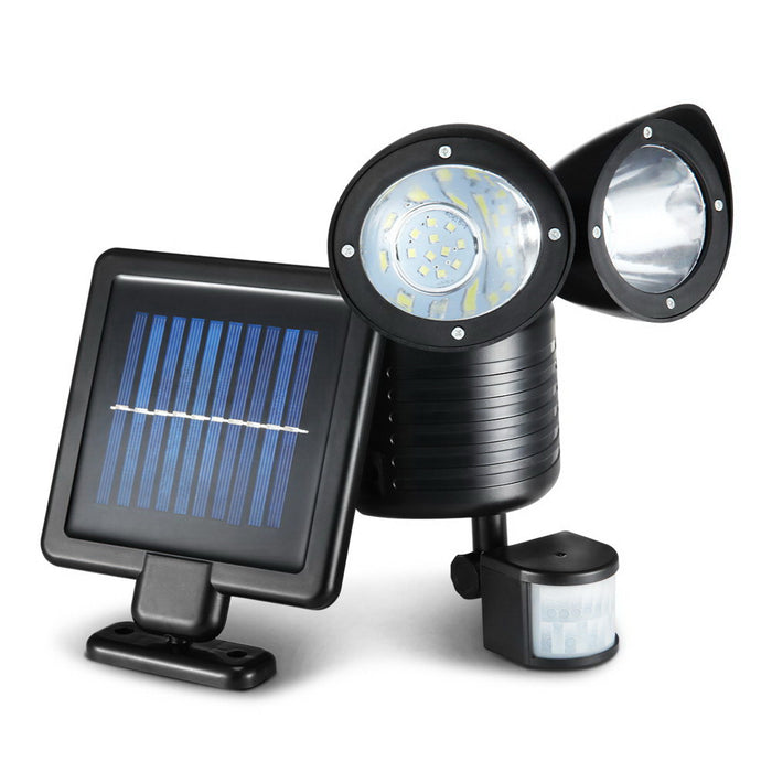 22 LED Solar Powered Dual Flood Lamp