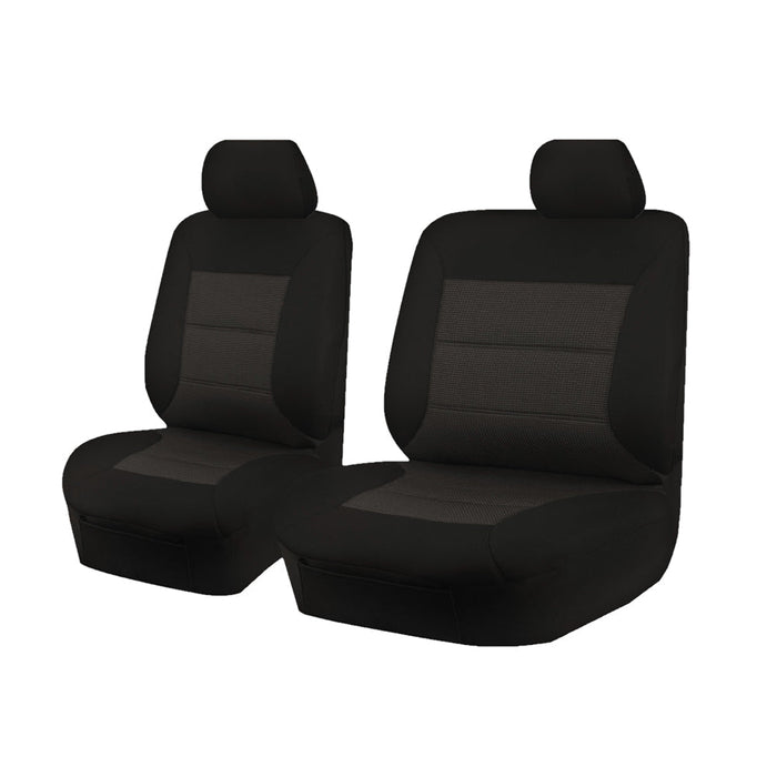 Premium Jacquard Seat Covers - For Chevrolet Colorado Rg Series Single Cab (2012-2016)