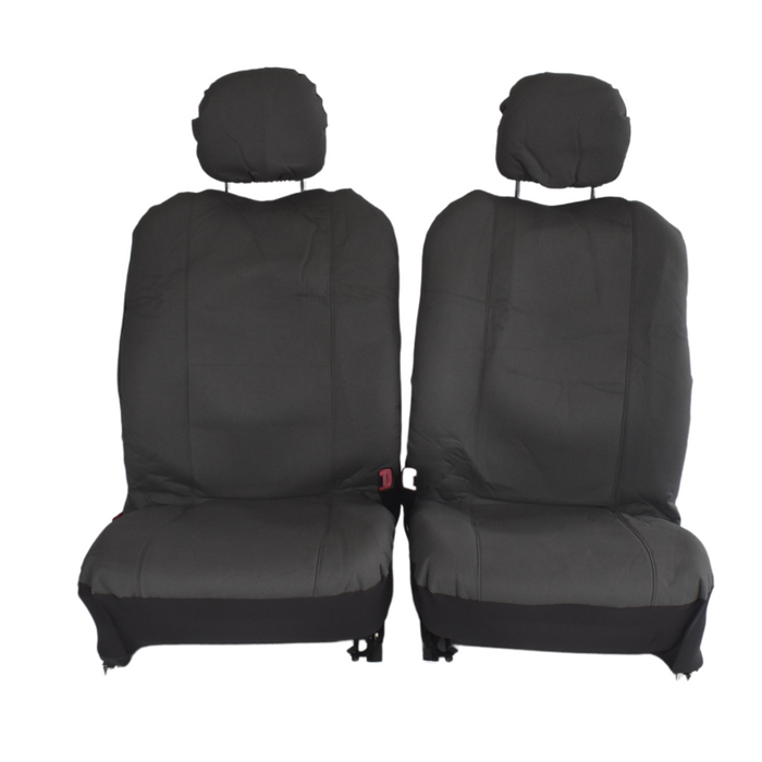 Challenger Canvas Seat Covers - For Nissan Frontier D40 Dual Cab (2007-2020)