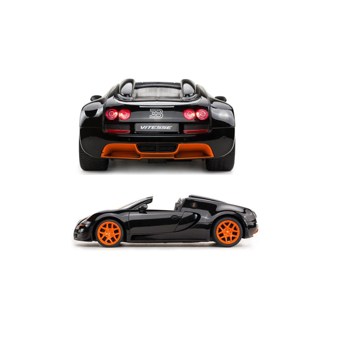 Remote Control Bugatti Grandsport Vitesse 1:14 Scale Black Brand New Sports Car  Black