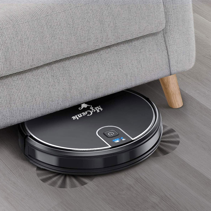 MyGenie XSonic Wifi Pro Robotic Vacuuum Cleaner Carpet Wet Dry Mopping Black  Black