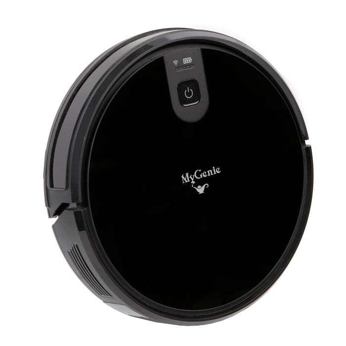 MyGenie XSonic Wifi Pro Robotic Vacuuum Cleaner Carpet Wet Dry Mopping Black  Black