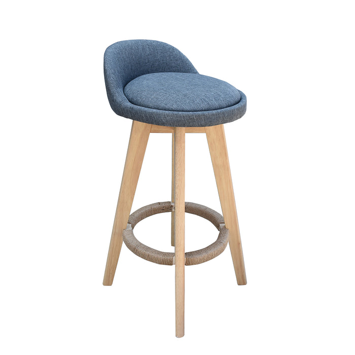 Milano Decor Phoenix Barstool Grey Chairs Kitchen Dining Chair Bar Stool - One Pack - Grey