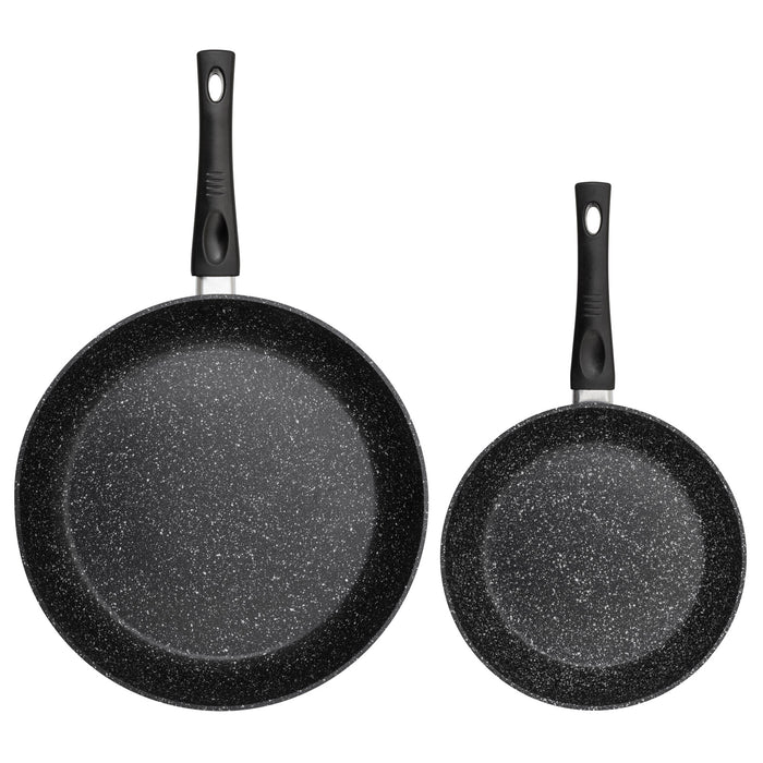 Stonewell 2 Piece 20cm + 28cm Frypan Set Non Stick Kitchen Cookware Pan Set