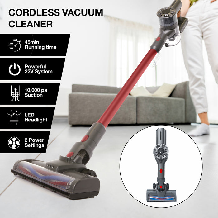 MyGenie X5 Handheld Cordless Stick Handstick Vacuum Bagless Rechargeable Red