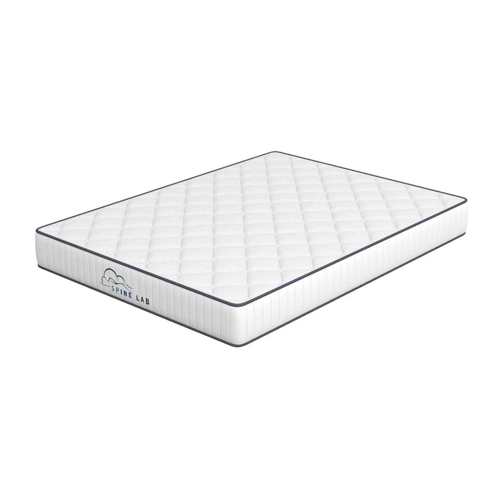 Spine-Lab Mattress 5 Zone 21cm Medium Firm Foam Bonnell Spring - King Single - White