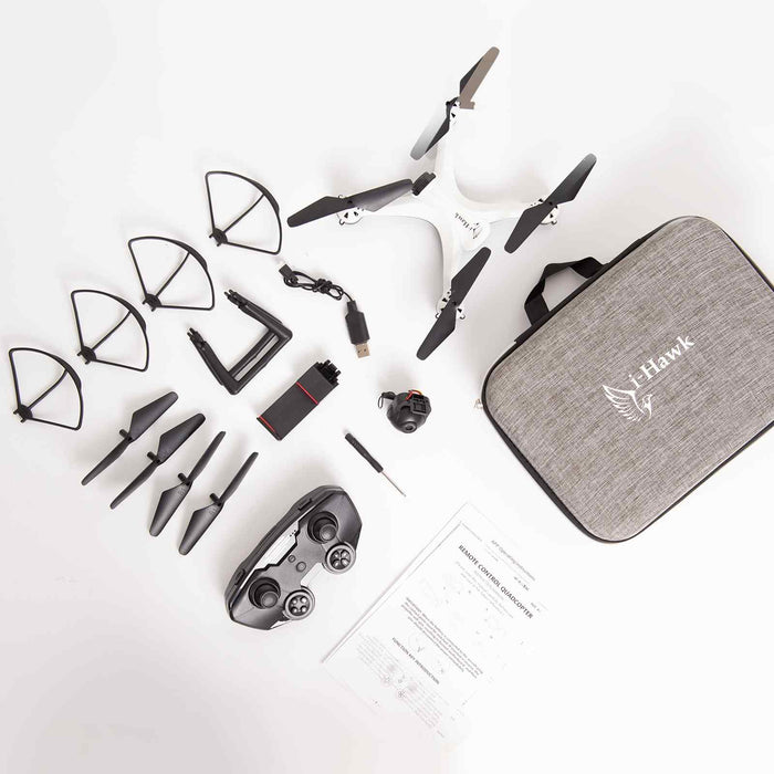 i-Hawk Sparrow Drone with HD Camera Quadcopter White Brand New